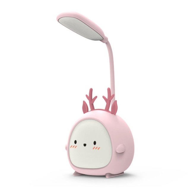 Cute Cartoon LED Desk Lamp USB Rechargeable Night Light