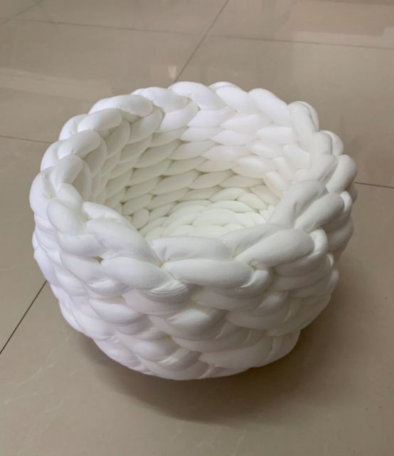 Winter Cotton Hand Woven Pet Bed