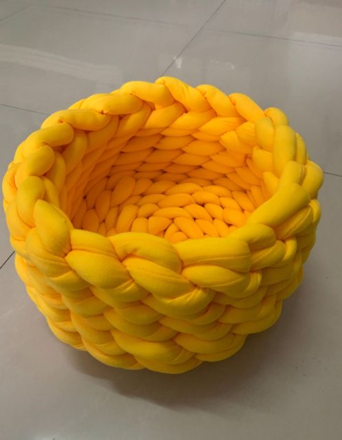 Winter Cotton Hand Woven Pet Bed