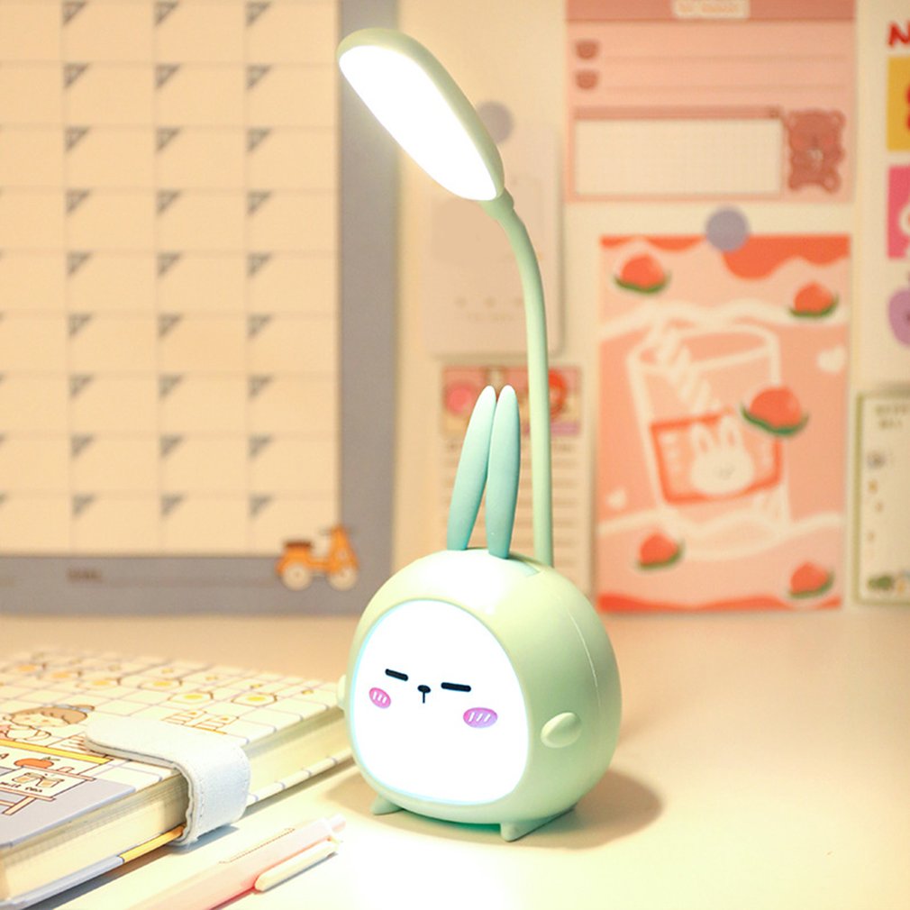 Cute Cartoon LED Desk Lamp USB Rechargeable Night Light
