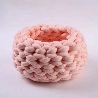 Winter Cotton Hand Woven Pet Bed